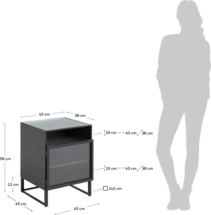 Actual product image Kave Home Trixie (41 x 45 x 58 cm)