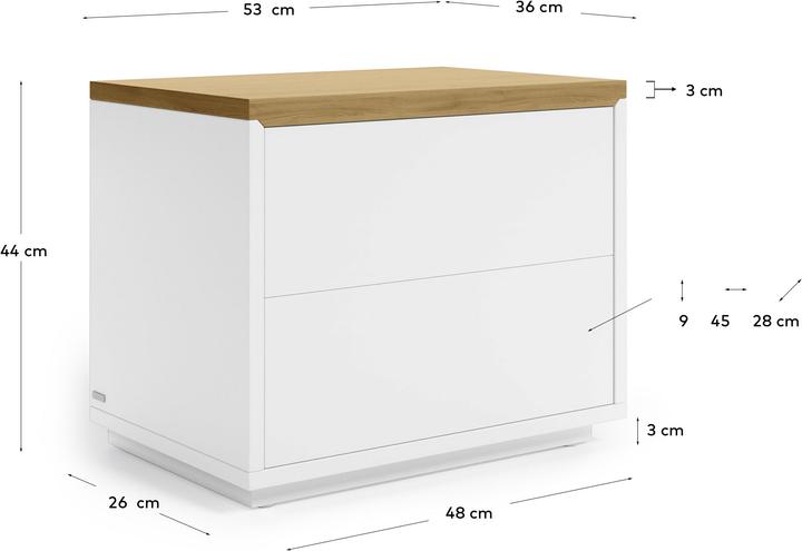 Actual product image Kave Home Abilen (36 x 53 x 44 cm)