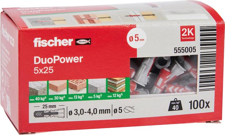 Actual product image Fischer Universal dowel (100 pcs.)