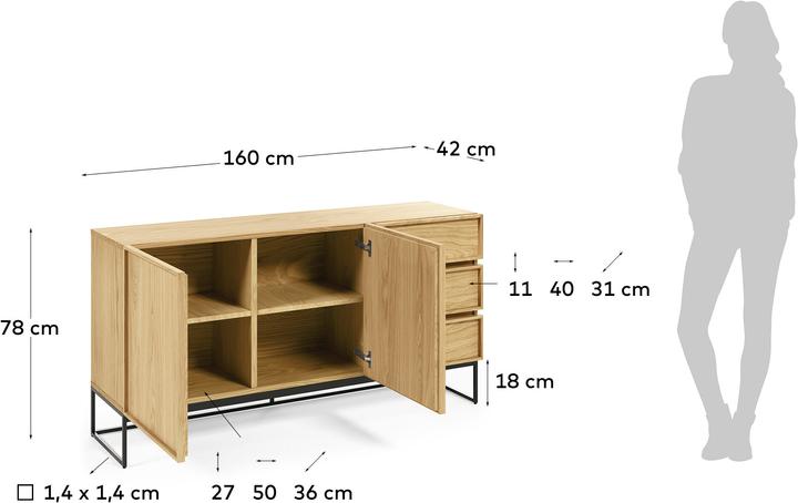 Immagine prodotto Kave Home Taiana (42 x 160 cm)