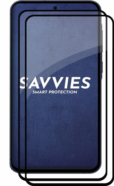 Productafbeelding Savvies Schermbeschermer van volledig gepantserd glas (2 Stuk, Samsung Galaxy A55)