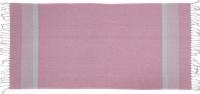 Ootb Asciugamano hammam fouta rosa / bianco (per sauna (80 x 170 cm)