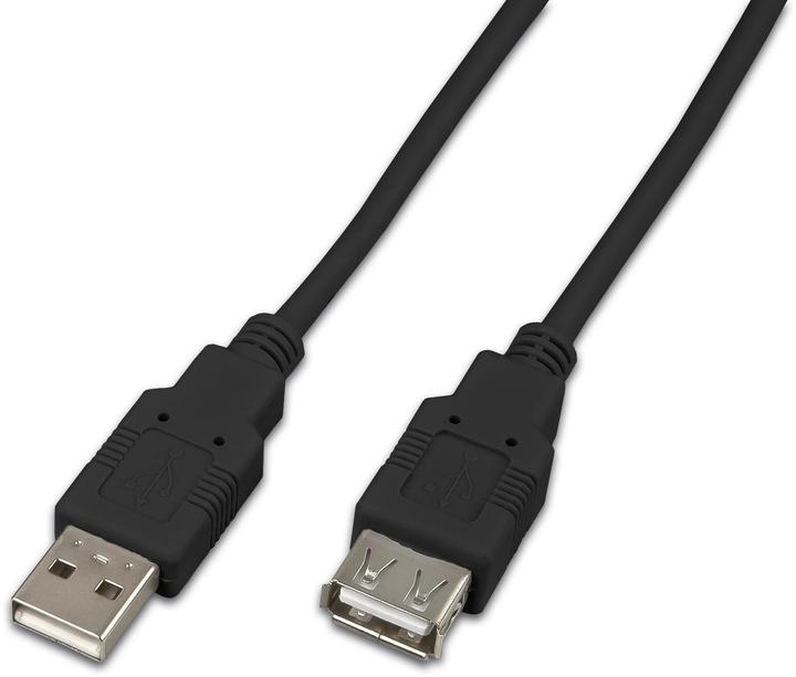 Produktbild Wirewin USB 2.0-Verlängerungskabel: bis 480Mbps (0.50 m, USB 2.0)