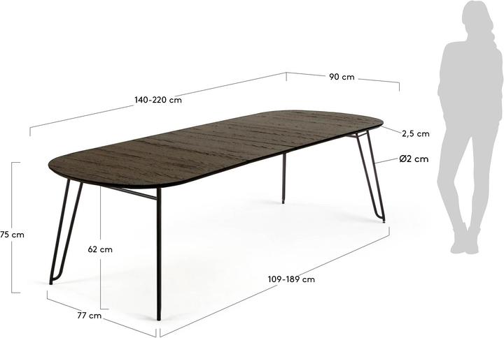 Produktbild Kave Home Milian (90 x 140 x 75 cm)