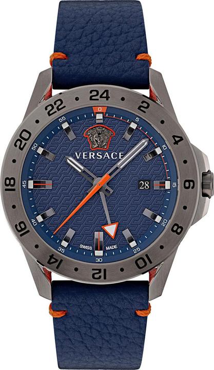 Image du produit Versace VE2W00222 Sport Tech GMT Montre Homme 45mm 5ATM (Montre analogique, 45 mm)