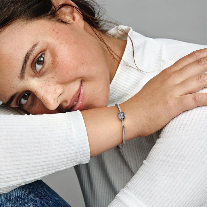 Image du produit Pandora Planète Mercure & étoiles scintillantes Charm (Argent 925)