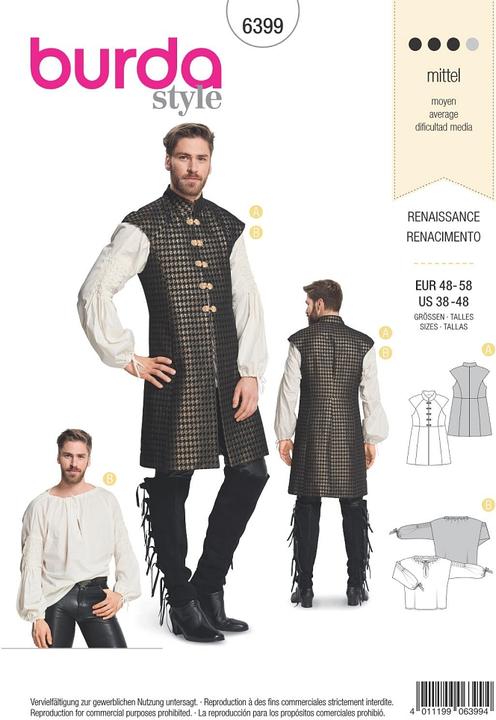 Image du produit Patrons gilet long + chemise