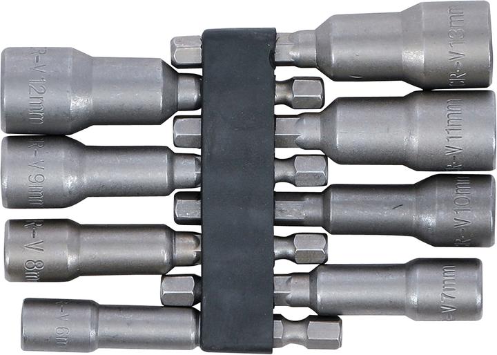 Image du produit BGS Jeu de douilles (8 mm, 9 mm, 11 mm, 12 mm, 13 mm, 10 mm, 6 mm, 7 mm)