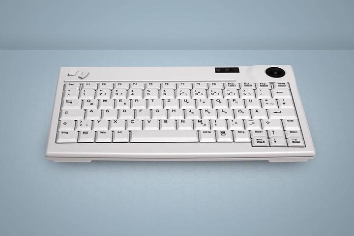Produktbild Active Key Industry 4.0 Mini Trackball Keyboard USB Light Grey (DE, Kabelgebunden)