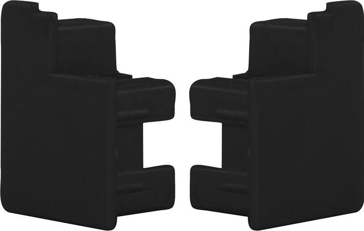 Produktbild Knoke SMART CASE Abdeckkappenset bei aufgesetzter Montage, Kunststoff schwarz (1 Stk.)