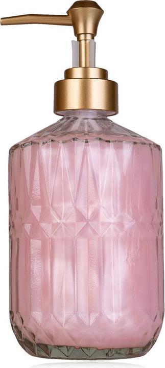 Accentra Distributeur de savon avec savon pour les mains BLOSSOM (Savon liquide, 380 ml)