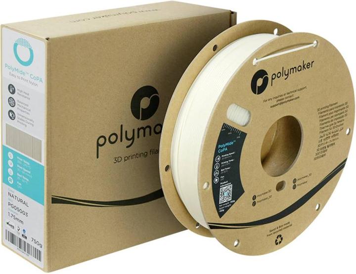 Produktbild Polymaker Nylon CoPA 6/6-6 (Nylon, 1.75 mm, 750 g, Transparent)