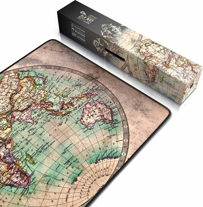Image du produit CSL Tapis de souris de jeu, Tapis de souris XXL 900 x 400mm, Précision & Vitesse, Old Map (XXL)