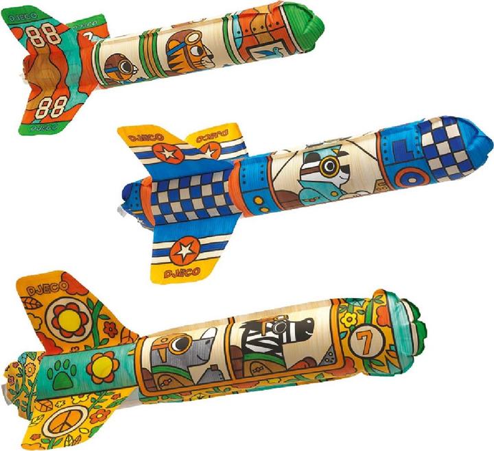 Actual product image Djeco Airman for coloring