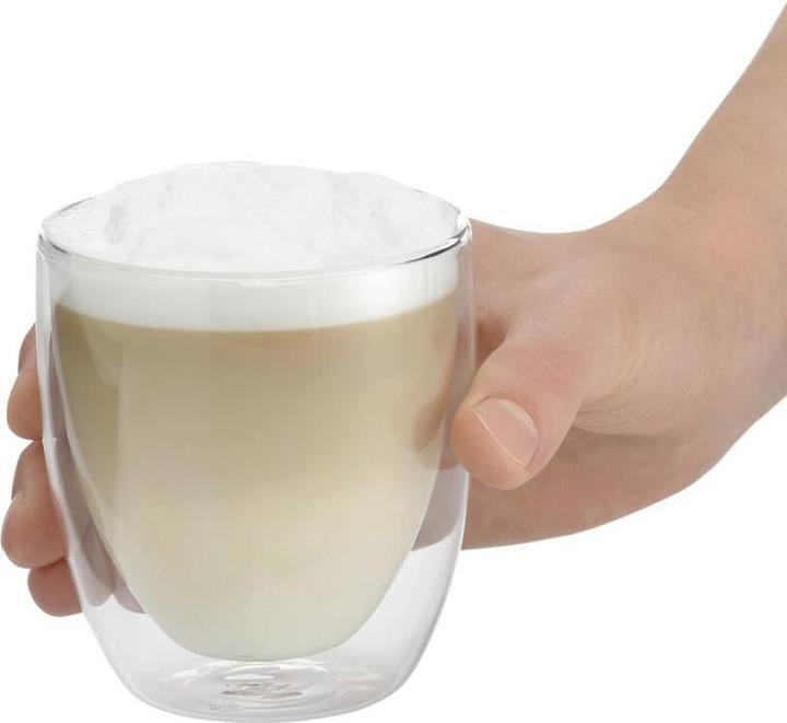 Productafbeelding WMF Dubbelwandige Cappuccino Glazen Set 2st Thermos Glazen 250ml Cult Drijvend Effect (250 ml, 2 x)