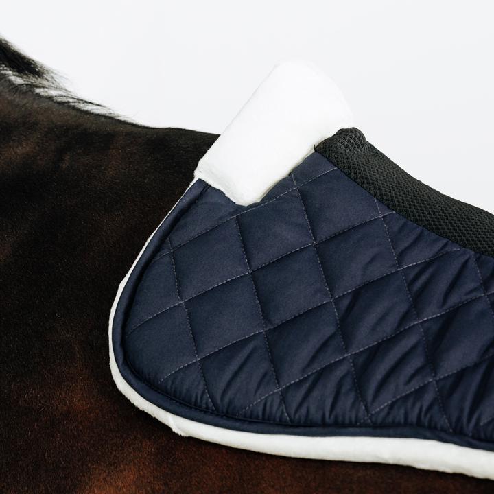 Produktbild Fouganza Sattelpad Synthetik-Lammfell Pferd/Pony - 500 marineblau