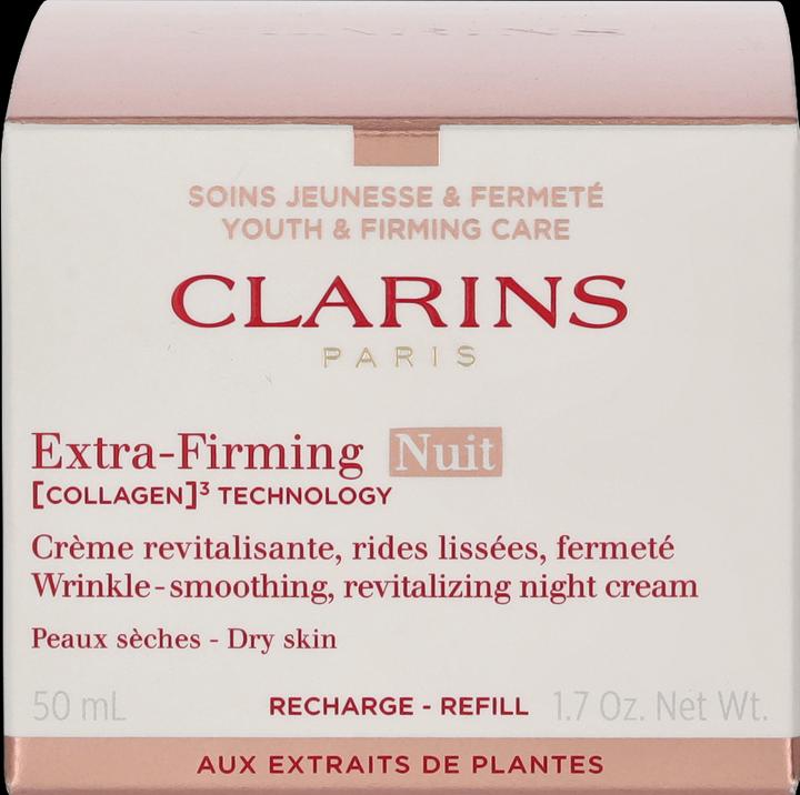 Produktbild Clarins Extra-Firming Nuit (COLLAGEN)³ TECHNOLOGY Crème Peaux sèches Refill (50 ml, Nachtcreme)