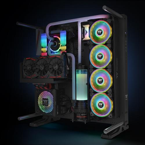 Actual product image Thermaltake Riing Quad 12 RGB PWM Single Pack (no controller) (120 mm, 1 x)