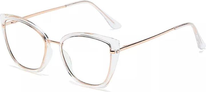 Produktbild Techsuit - Anti-Blue Light Glasses Reflex Metal (WD605-N4) - Cat Eye - Transparent