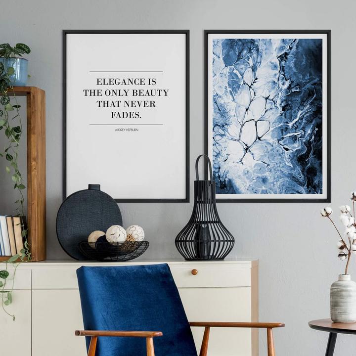 Image du produit Trenddeko Audrey Hepburn - L'élégance est la seule beauté (60 x 80 cm)