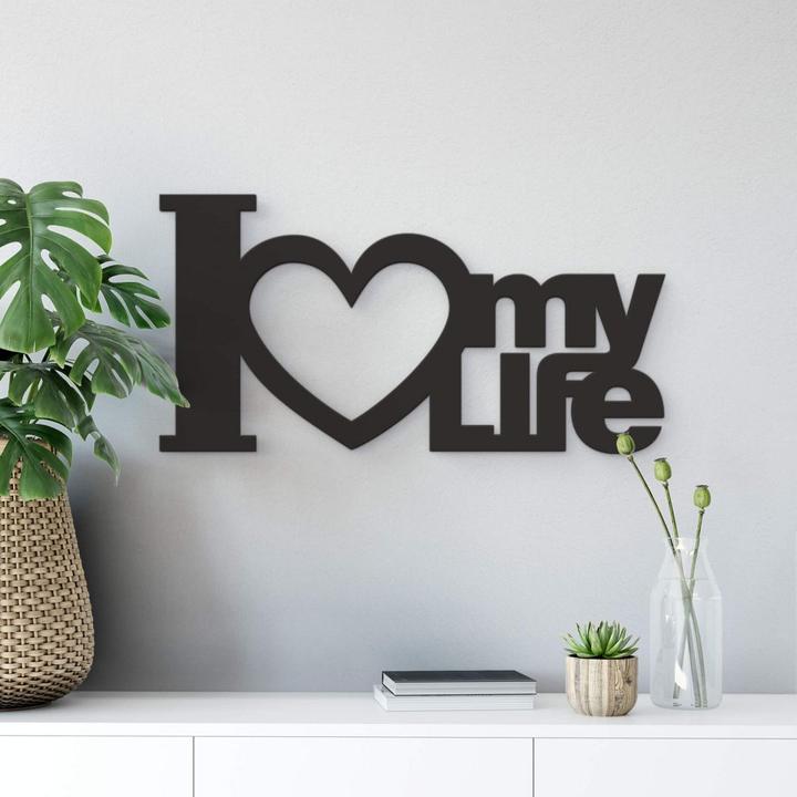 Image du produit Trenddeko 3D - I Love my Life (30,5 x 15,5 cm)