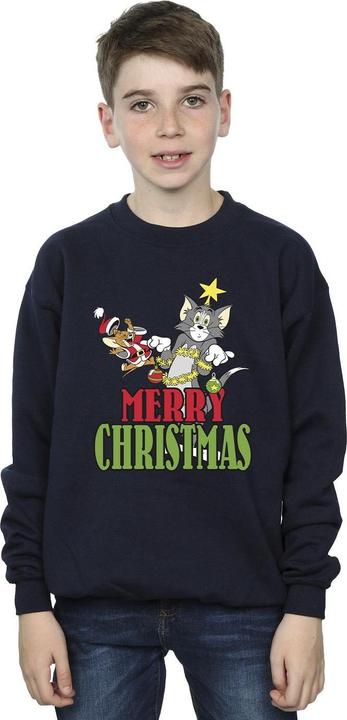 Immagine prodotto Tom & Jerry Merry Christmas Baubles Felpa Ragazzi (152, 158)