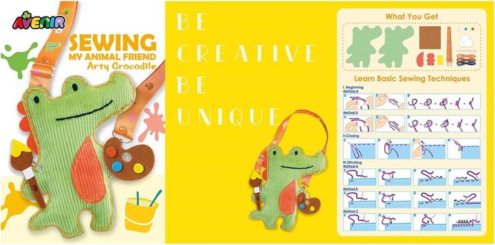 Actual product image Avenir Sewing Kit Crocodile Hanger