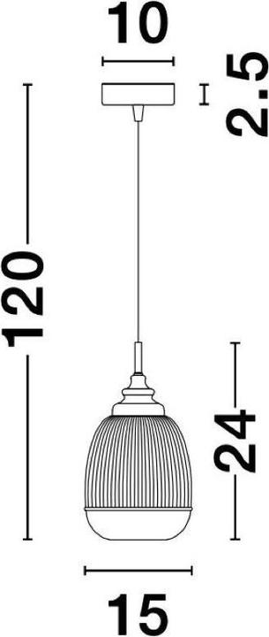 Actual product image Nova Luce Moon (E14)