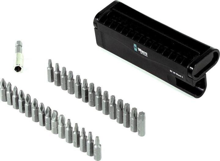 Produktbild Wera Bit-Check 30 Wood 2 (Kreuz Phillips PH M2, Kreuz Pozidriv PZ M3, Kreuz Pozidriv PZ M2, Kreuz Pozidriv PZ M1)