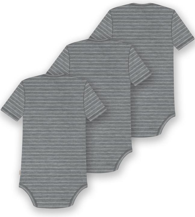 Image du produit Normani Lot de 3 body bébé mérinos manches courtes "Tauranga" - 9291 (98)