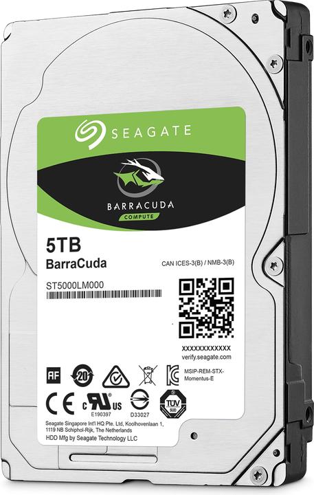 Actual product image Seagate BarraCuda (5 TB, 2.5", SMR)