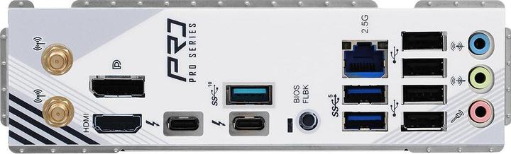 Actual product image AsRock Z890 Pro RS WiFi White Intel DDR5 S1851 (LGA 1851, Intel Z890, ATX)