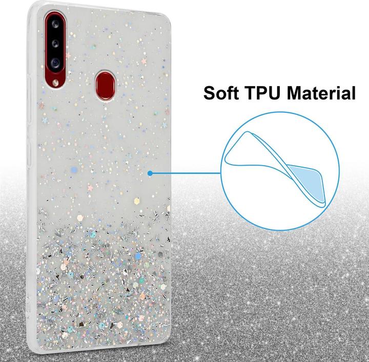 Immagine prodotto Cadorabo Copertura in TPU scintillante (Samsung Galaxy A20s)