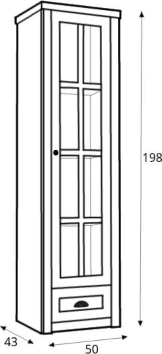 Actual product image Konsimo Lemas (50 x 198 x 43 cm)