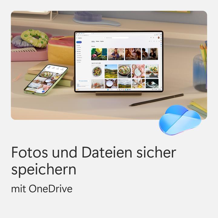 Produktbild Microsoft 365 Single (1 User, 5 Geräte/User, 12 Monate)