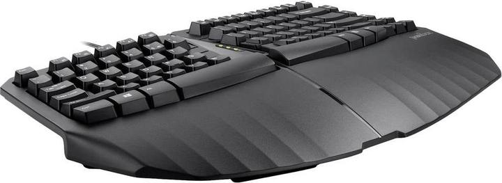 Immagine prodotto Perixx PERIBOARD 413 DE B, mini tastiera ergonomica, nera (DE, Cablato)