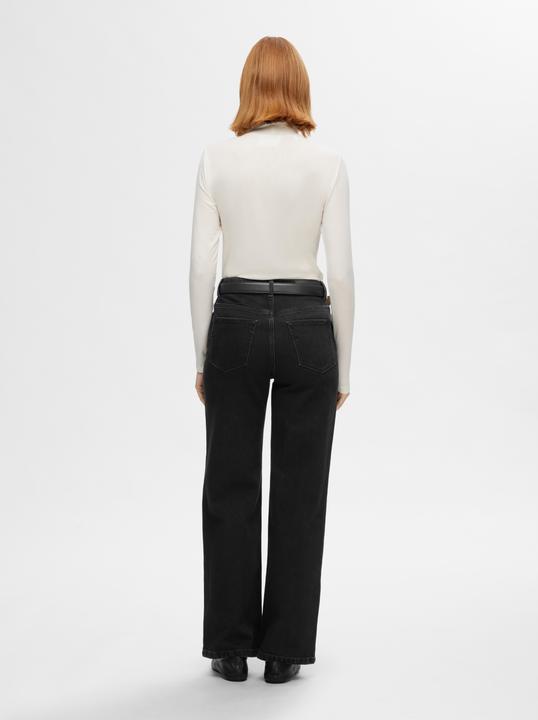 Immagine prodotto Selected Femme Jeans neri a vestibilità ampia (W26/L32)