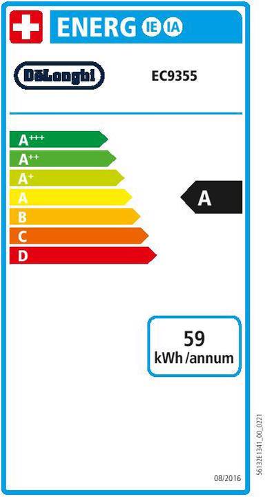 Energy Label De'Longhi La Specialista Prestigio
