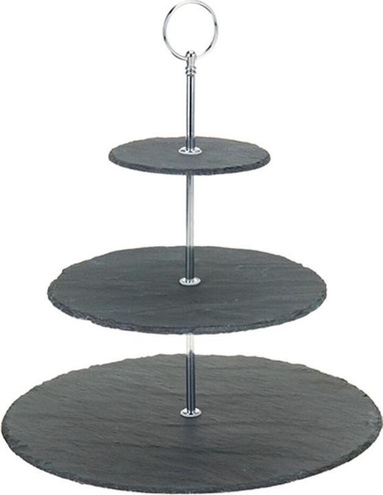 Produktbild Fs-Star Etagere mit 3 Ablagen Schiefer