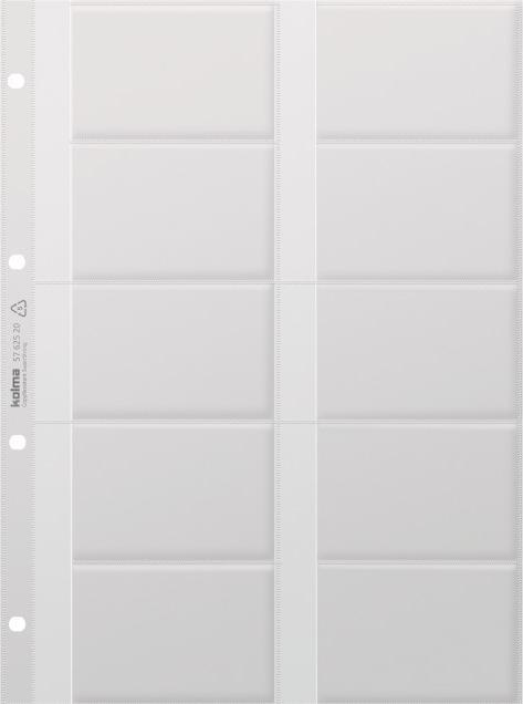 Immagine prodotto Kolma Porta biglietti da visita A4 liscio superstrong (Formato della carta d'identità, 5 x)