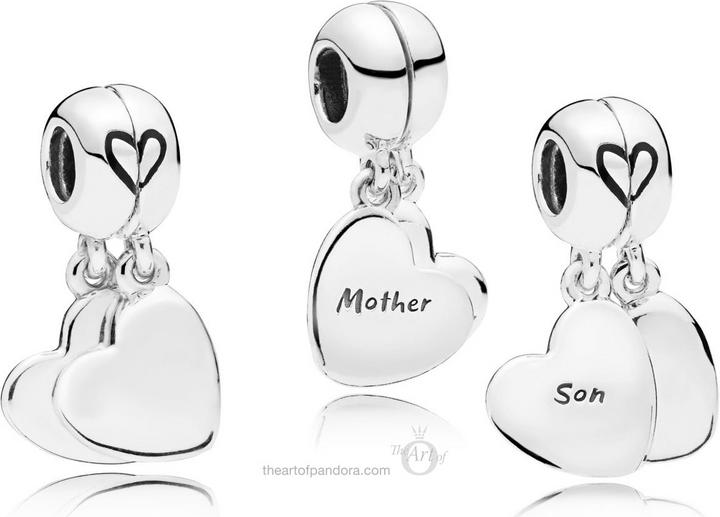 Actual product image Pandora Mother and Son Splitable Charm (Silver 925)