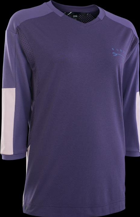 ION Bike Jersey Scrub Amp LS 3/4 BAT women - dark-purple (XS)