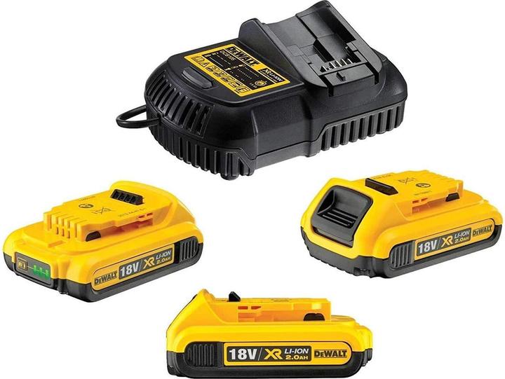 Produktbild DeWalt DEVAL Ladegerät DCB115 + 2x2,0Ah DCB115D3 (18 V)