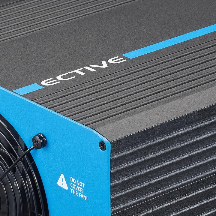 Produktbild Ective CSI 30 Sinus-Wechselrichter 3000W 24V mit Netzvorrangschaltung und Ladegerät (CH-Stecker)
