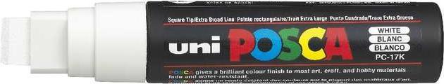 Immagine prodotto Posca Marchio PC-17K a punta rettangolare (Bianco, 15 mm, 1 x)