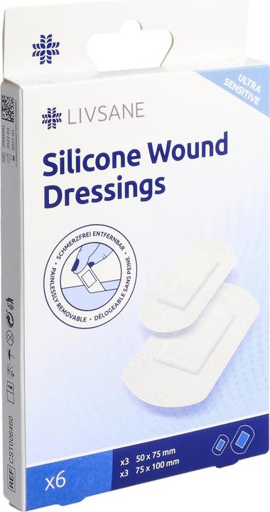 Image du produit Livsane pansements en silicone ultra sensitive (6 x)