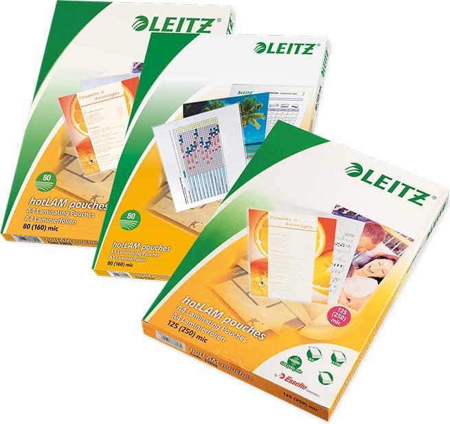 Immagine prodotto Leitz Fogli per laminazione a caldo A3 (A3, 100 Pezzo/i, 100 µm)