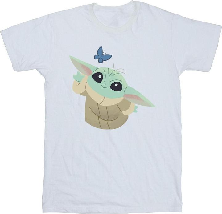 Image du produit Star Wars - T-shirt THE MANDALORIAN BUTTERFLY CATCHING - Homme (L)