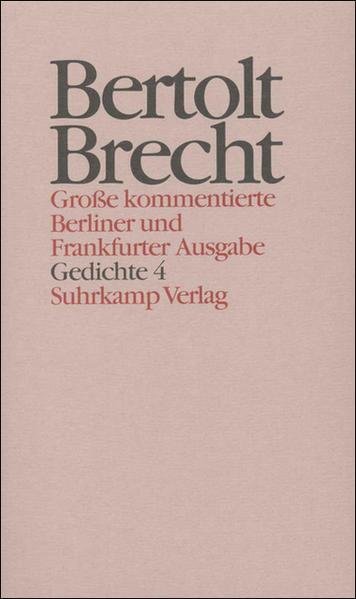 Actual product image Werke. Grosse kommentierte Berliner und Frankfurter Ausgabe. 30 Bände (in 32 Teilbänden) und ein (German, Bertolt Brecht, 1993)