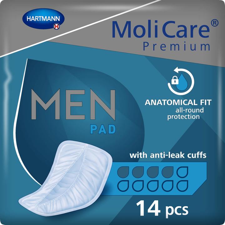 Immagine prodotto MoliCare Men Pad 4 Pad per l'incontinenza (14 x, M)